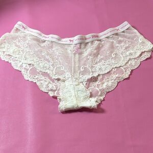 Victoria's Secret Lace Panty - Cream
